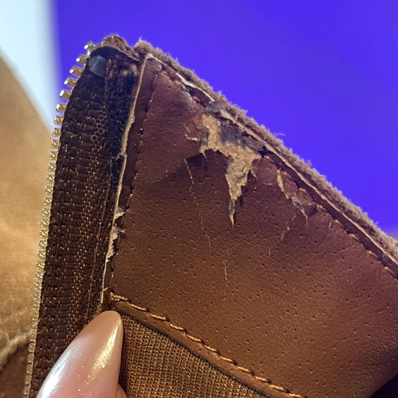 Steve Madden Women's Brown Suede Fringe Ohion Ankle Bootie Shoe Size 8 - Picture 7 of 8